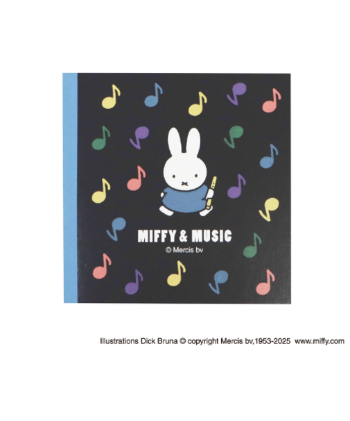 クツワ　ミッフィー　スクエアメモ　MF924　B