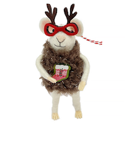 【お買い得】　【クリスマス】　フェルト　マウス　グラスディア