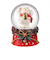【クリスマス】　マークス（MARK'S）　スノードーム・S　スノーマン