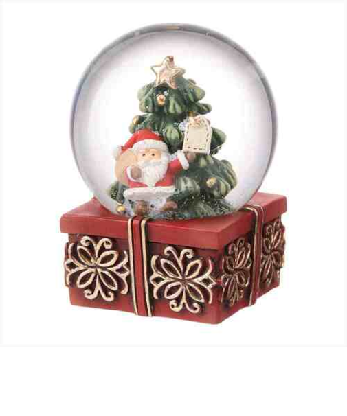 【クリスマス】　マークス（MARK’S）　スノードーム・S　ツリーサンタ