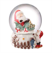【クリスマス】　マークス（MARK'S）　スノードーム・S　サンタ・ソリ