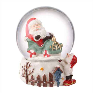 【クリスマス】　マークス（MARK'S）　スノードーム・S　サンタ・ソリ