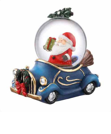 【クリスマス】　マークス（MARK’S）　スノードーム・S　サンタ・くるま