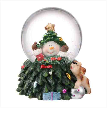 【クリスマス】　マークス（MARK’S）　スノードーム・S　ツリースノーマン
