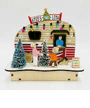 【クリスマス】　アートプリントジャパン　ウッドデコレーション　キャビン