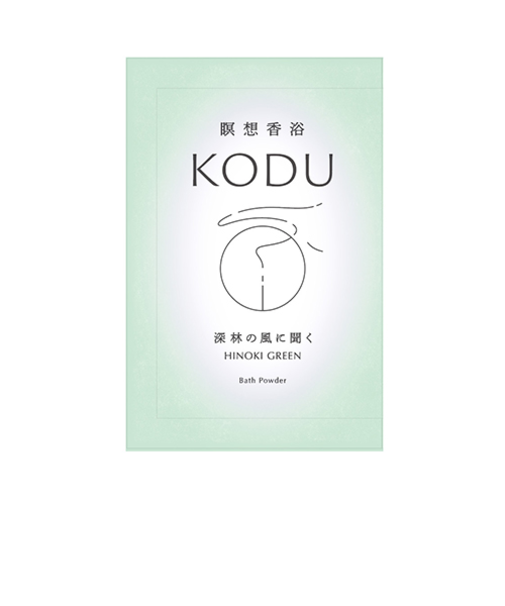 日本香堂　コデュ　ヒノキグリーン　バスパウダー　30g