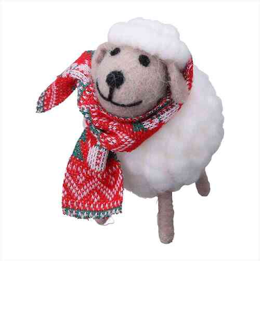 【クリスマス】　マークス（MARK'S）　モコモコアニマル・ヒツジ　マフラー