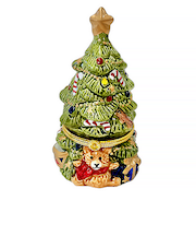 【クリスマス】　アートプリントジャパン　ヒンジボックス　グリーンツリー