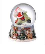 【クリスマス】　マークス（MARK’S）　スノードーム・M　サンタ・バイク