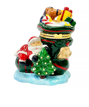 【クリスマス】　アートプリントジャパン　ヒンジボックス　サンタブーツ