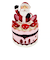 【クリスマス】　アートプリントジャパン　ヒンジボック　ケーキサンタ
