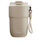 淹れたて続くセラミック加工　ステンレスフタ付きタンブラー　ノサンカ　ベージュ