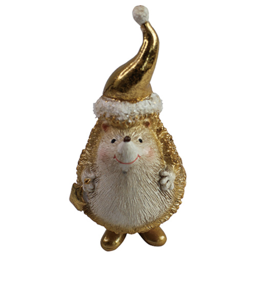 【クリスマス】　ハリネズミクリスマスハット　CTP－X419　ゴールド