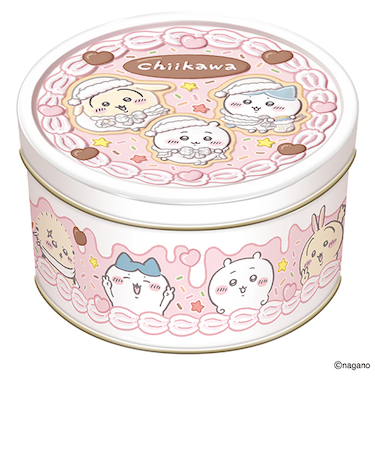 【クリスマス】　ちいかわホールケーキ缶