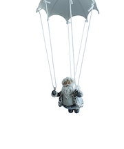 【クリスマス】　パラシュートサンタフライング　CTP－X600　白