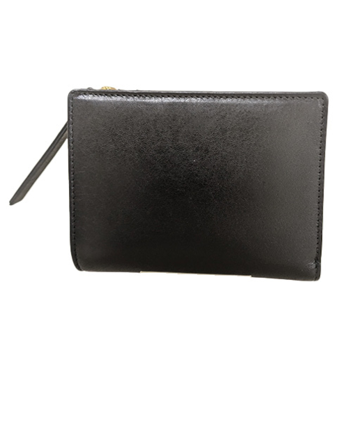 アウ（A＿W）　L字ファスナー二つ折り財布　AP－002　ブラック