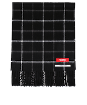 ヘルスニットプロダクト(Healthknit Product) マフラー ウィンドウペンブラック