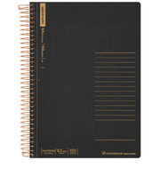 マルマン（maruman）　スパイラルノート　A5　横罫　150枚　N237OHFS－05　ブラック