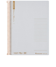 マルマン(maruman) スパイラルノート B5 横罫 150枚 N236OHFS-51 ライトグレー