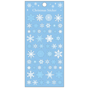【クリスマス】　S＆C　クリスマスステッカー　スノーフレーク