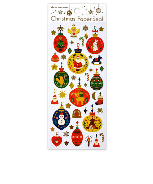 【クリスマス】　アクティブコーポレーション　クリスマスペーパーシール　CMS－622