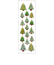 【クリスマス】　オクヤマ　プリズムシール　XJ270　イルミネーションツリー