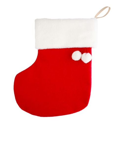 【クリスマス】　包む　くつ下BAG　レッド　CD037