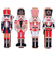 【クリスマス】　インディゴ　XR887　オーナメントクリップ　くるみ割人形