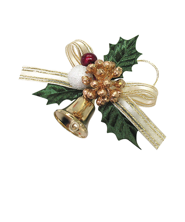 【クリスマス】　インディゴ　XR824　オーナメント　フローズンベリー　ゴールド