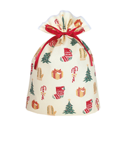 【クリスマス】 インディゴ XG263 グリーティングバッグ LL ハッピークリスマス