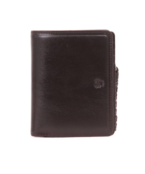 ピーアイディー（PID）　撥水レザー　ミドルウォレット　PAZ1504　チョコ
