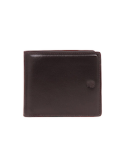 ピーアイディー（PID）　撥水レザー　二つ折り財布　PAZ1503　チョコ