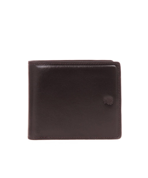 ピーアイディー（PID）　撥水レザー　二つ折り財布　PAZ1503　チョコ