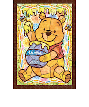 テンヨー プーさん ステンドグラス DSG-266-972 ぎゅっと266ピース