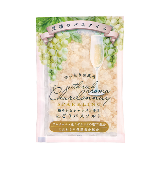 シャルドネスパークリング　にごりバスソルト　50g
