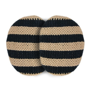 メテックス　イヤーラックス　ボーダー　ベージュ×ネイビー