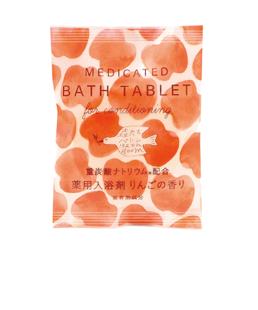 チャーリー　森たちバトン　重炭酸バスタブレット　りんご　40g