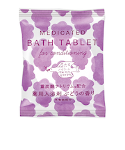 チャーリー　森たちバトン　重炭酸バスタブレット　ぶどうの香り　40g