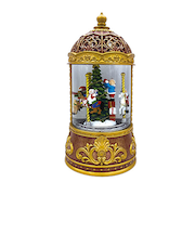 【クリスマス】　東京ローソク　バブルLEDライト　メリーゴーランド