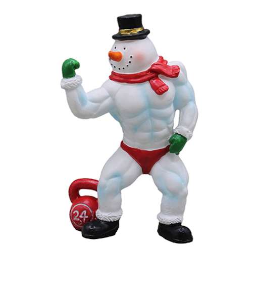 【クリスマス】　東京ローソク　スノーマンマッソー　バイセップス　赤