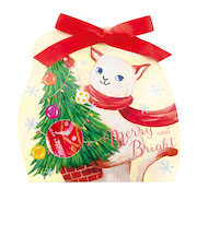 【クリスマス】　チャーリー　メリー＆ブライト　ペーパーギフト　キャット