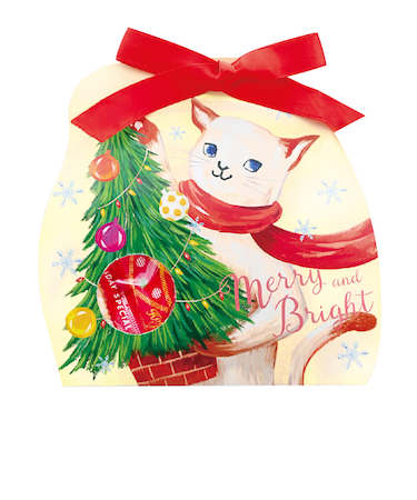 【クリスマス】　チャーリー　メリー＆ブライト　ペーパーギフト　キャット