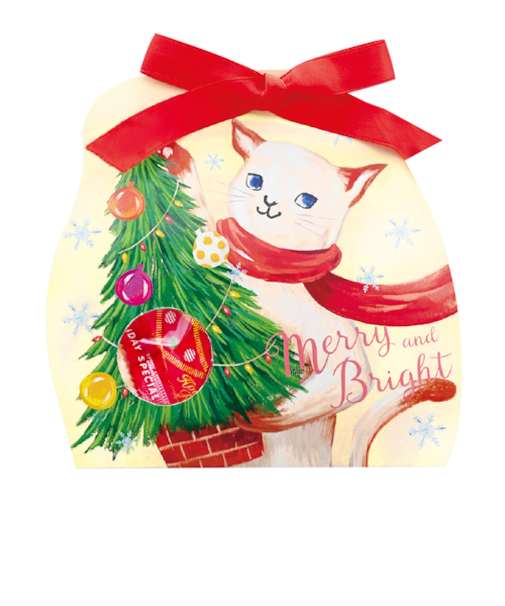 【クリスマス】　チャーリー　メリー＆ブライト　ペーパーギフト　キャット