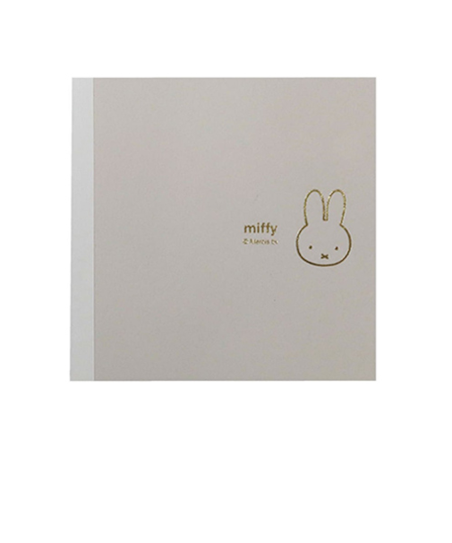 ビーエスエス（BSS）　ミッフィー　スクエアメモ　EB465GY　グレー