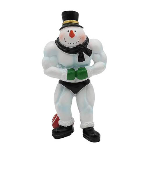 【クリスマス】　東京ローソク　スノーマンマッソー　モストマスキュラー　黒