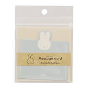 ビーエスエス（BSS）　ミッフィー　メッセージカード　EB469WH　アイボリー