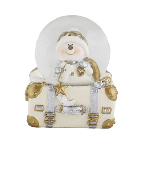 【クリスマス】　東京ローソク　45mm　スーツケース　スノーマン