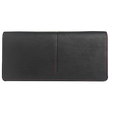 レヴァンクール（Revain　Quer）　ジョーカカーフ　束入　JK－2　ブラック×ワイン