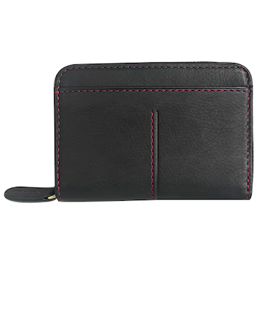 レヴァンクール（Revain　Quer）　ジョーカカーフ　小銭入　JK－4　ブラック×ワイン