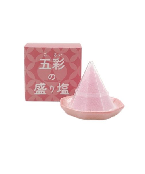 神棚の里　五彩の盛り塩　桃色
